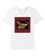 iguana Tricou mânecă scurtă guler V Bărbat Presenter