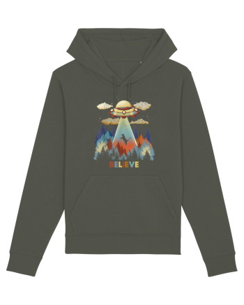 Autumn Cat Alien Abduction Khaki