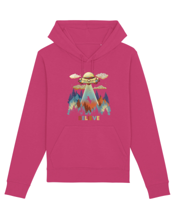 Autumn Cat Alien Abduction Raspberry