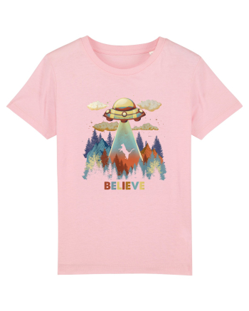 Autumn Cat Alien Abduction Cotton Pink