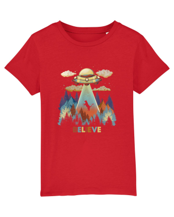 Autumn Cat Alien Abduction Red