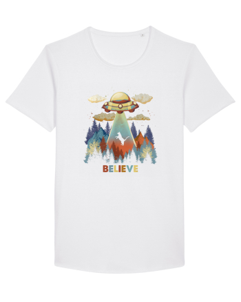 Autumn Cat Alien Abduction White