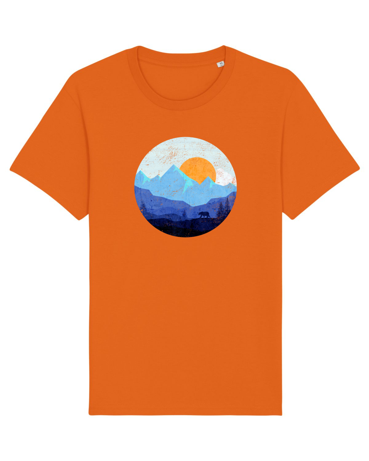 Tricou mânecă scurtă Unisex Rocker Bright Orange