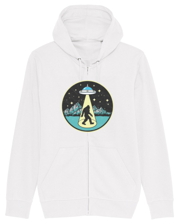 Bigfoot Alien Abduction White