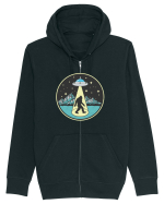 Bigfoot Alien Abduction Hanorac cu fermoar Unisex Connector