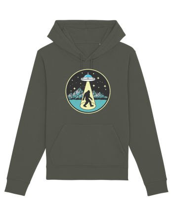 Bigfoot Alien Abduction Khaki