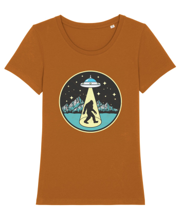 Bigfoot Alien Abduction Roasted Orange