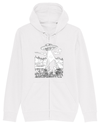 Bigfoot Alien Abduction Lockhness Monster White