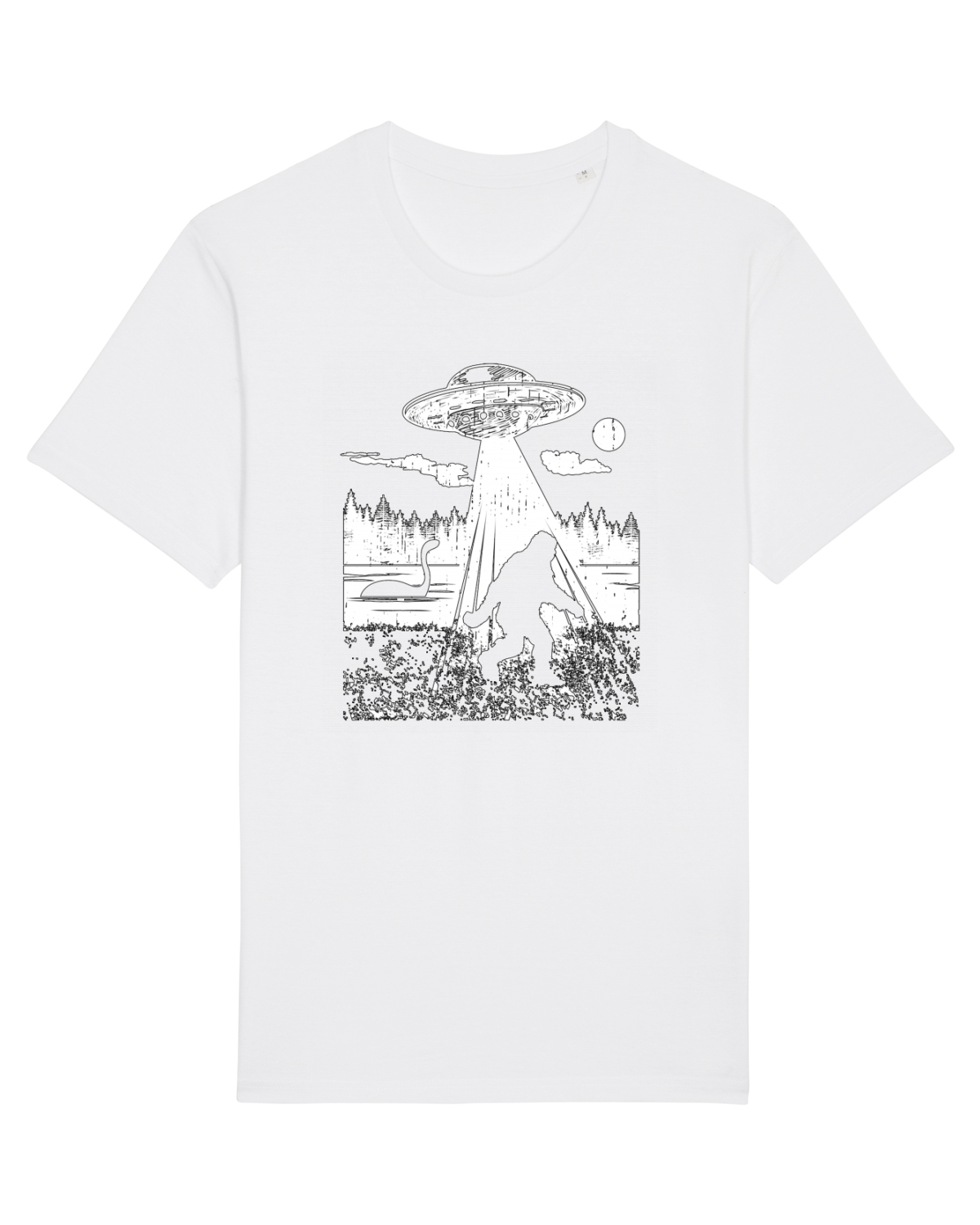 Tricou mânecă scurtă Unisex Rocker White