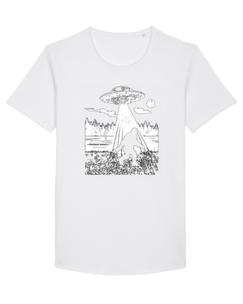 Bigfoot Alien Abduction Lockhness Monster White