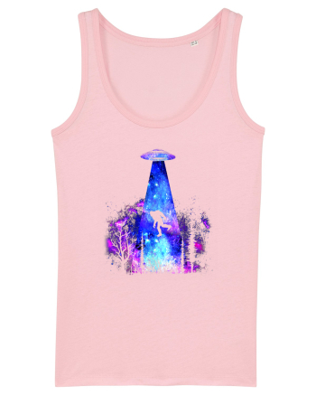 Bigfoot Alien Abduction Cotton Pink