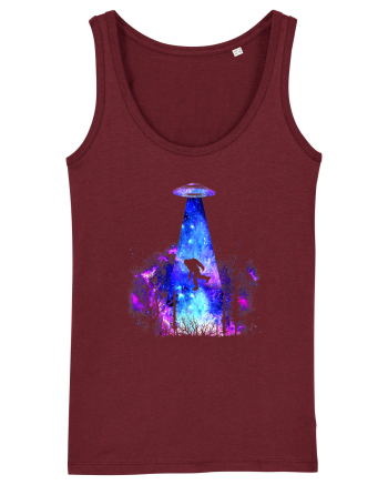 Bigfoot Alien Abduction Burgundy