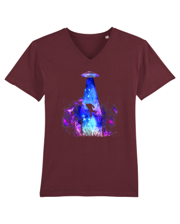 Bigfoot Alien Abduction Burgundy