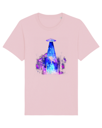 Bigfoot Alien Abduction Cotton Pink
