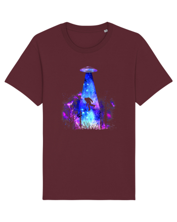 Bigfoot Alien Abduction Burgundy