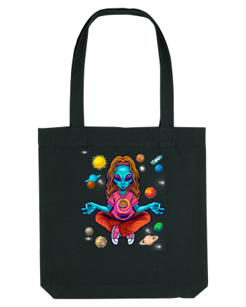  Alien Yoga Lover Black
