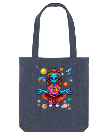  Alien Yoga Lover Midnight Blue