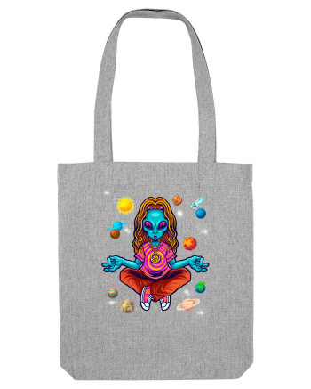  Alien Yoga Lover Heather Grey