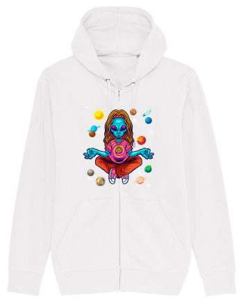  Alien Yoga Lover White