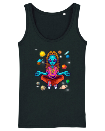  Alien Yoga Lover Black