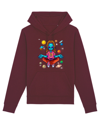  Alien Yoga Lover Burgundy