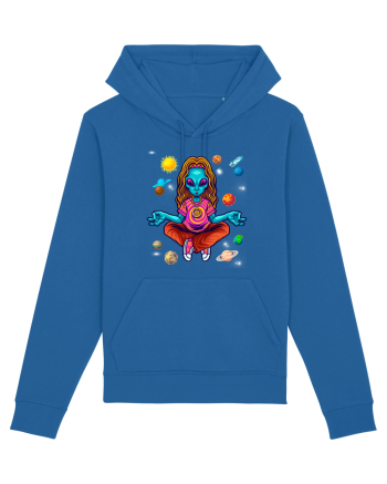  Alien Yoga Lover Royal Blue