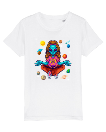  Alien Yoga Lover White