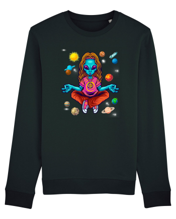  Alien Yoga Lover Black