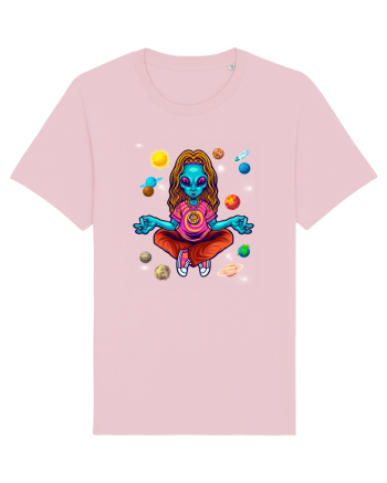  Alien Yoga Lover Cotton Pink