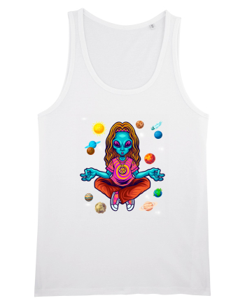  Alien Yoga Lover White