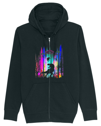 Alien T-Rex Abduction  Black