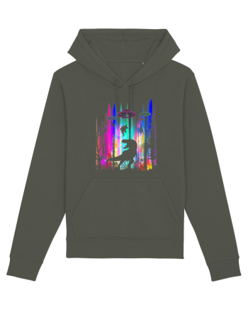 Alien T-Rex Abduction  Khaki