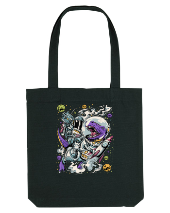 Dinosaur & Astronaut Black