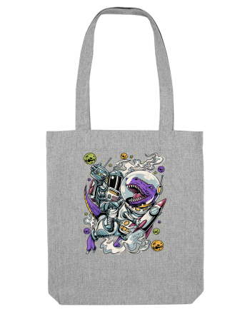 Dinosaur & Astronaut Heather Grey