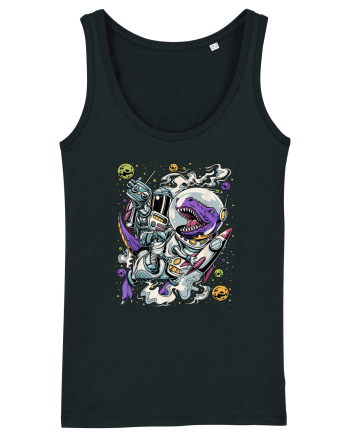 Dinosaur & Astronaut Black