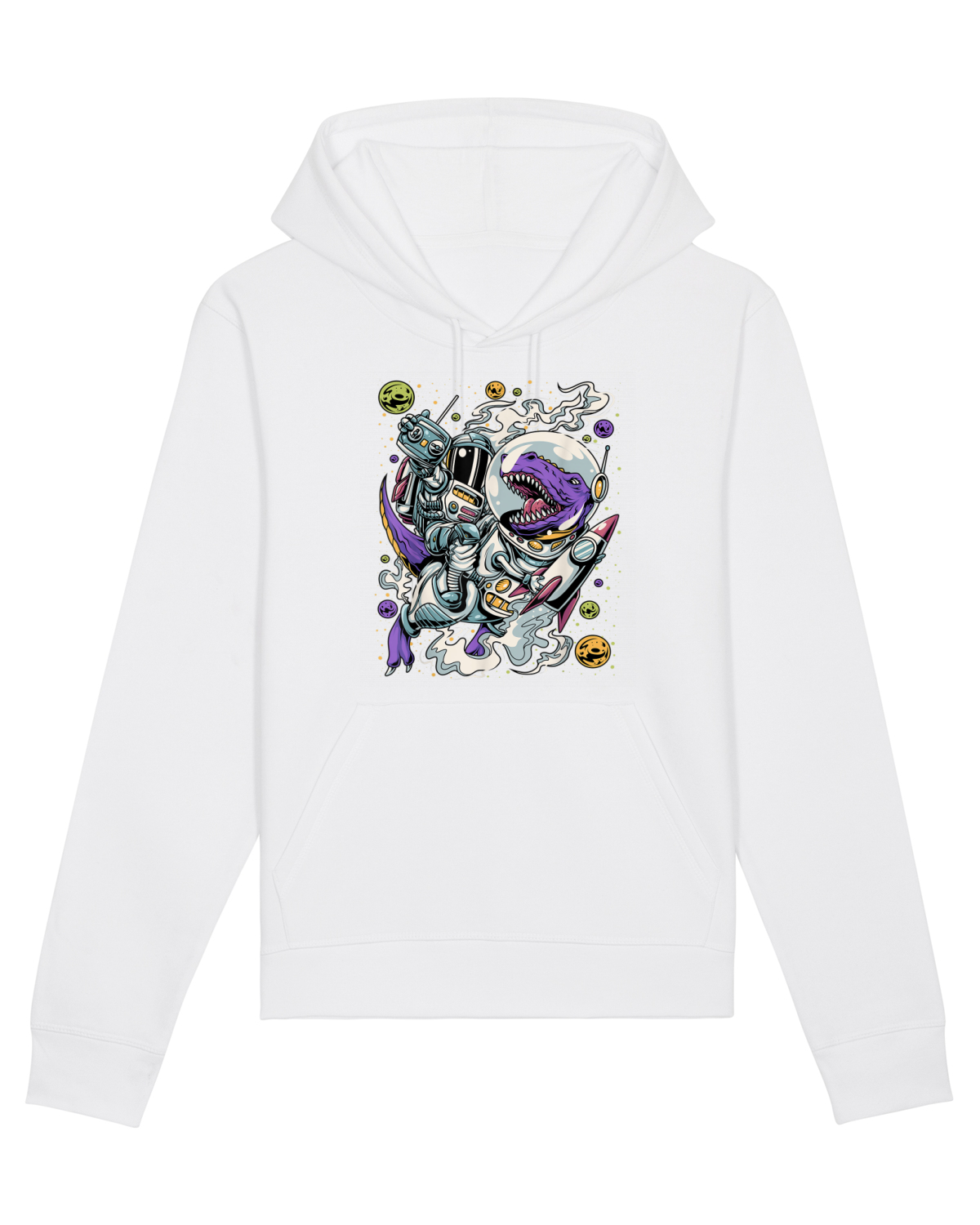 Hanorac Unisex Drummer White