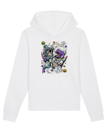 Dinosaur & Astronaut White