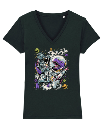 Dinosaur & Astronaut Black