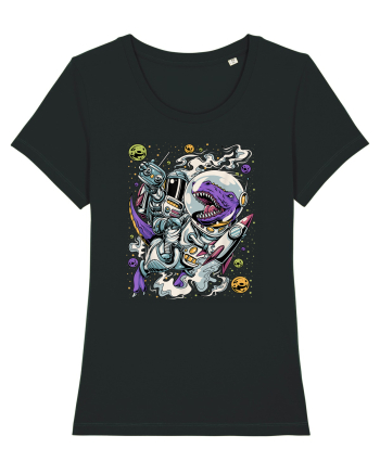 Dinosaur & Astronaut Black