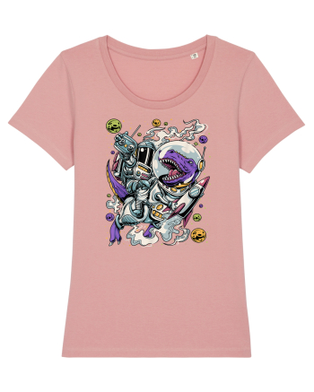 Dinosaur & Astronaut Canyon Pink