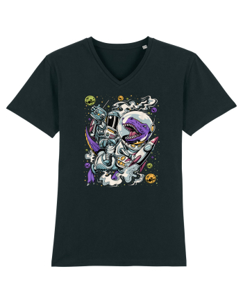 Dinosaur & Astronaut Black