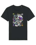 Dinosaur & Astronaut Tricou mânecă scurtă Unisex Rocker