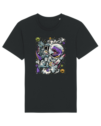 Dinosaur & Astronaut Black