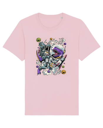 Dinosaur & Astronaut Cotton Pink