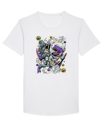 Dinosaur & Astronaut White