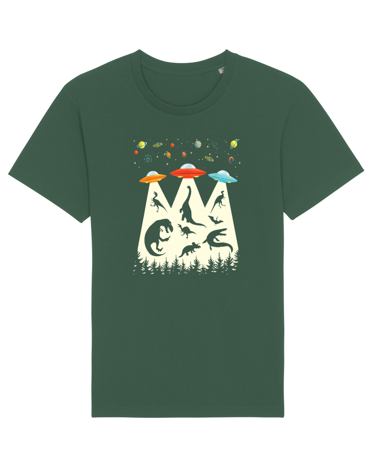 Tricou mânecă scurtă Unisex Rocker Bottle Green