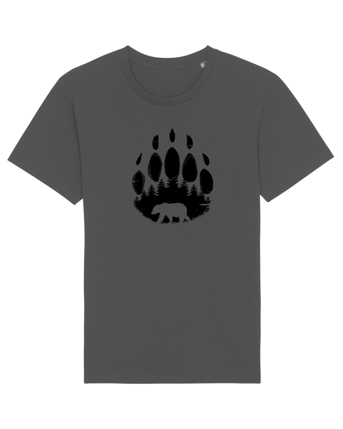 Tricou mânecă scurtă Unisex Rocker Anthracite