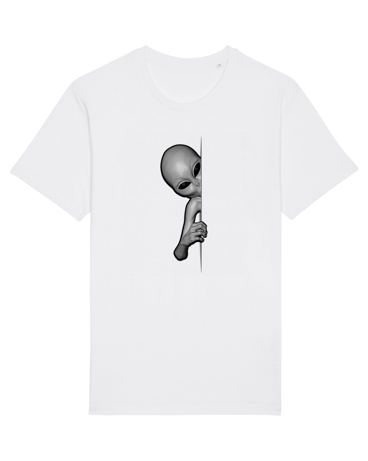 Tricou mânecă scurtă Unisex Rocker White