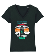 Scifi Lover Tricou mânecă scurtă guler V Damă Evoker