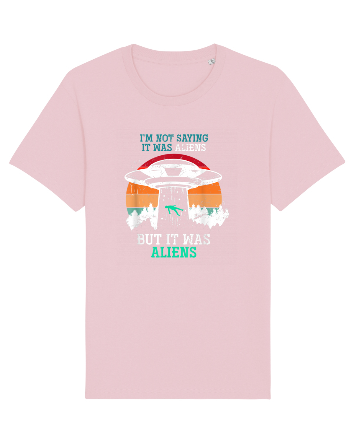 Tricou mânecă scurtă Unisex Rocker Cotton Pink